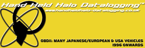Hand Held Halo OBDII Datalogger